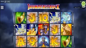 Dunia Dewa Nordik dan Petir Penuh Kejutan Unik di Thunderstruck